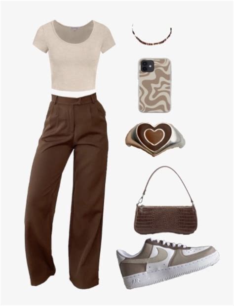 shades of brown outfit inspo | Brown outfit, Brown pants outfit, Teen fashion outfits