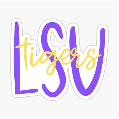 Lsu Stickers | Redbubble