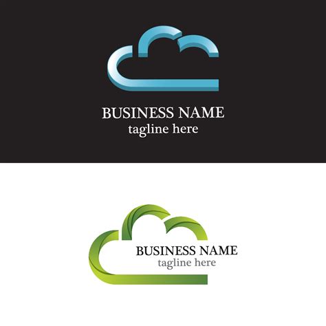 Cloud logo template design 2176434 Vector Art at Vecteezy