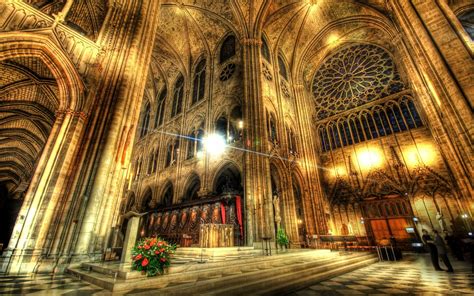 Download HDR Architecture Altar Religious Notre-Dame De Paris Notre-Dame De Paris HD Wallpaper