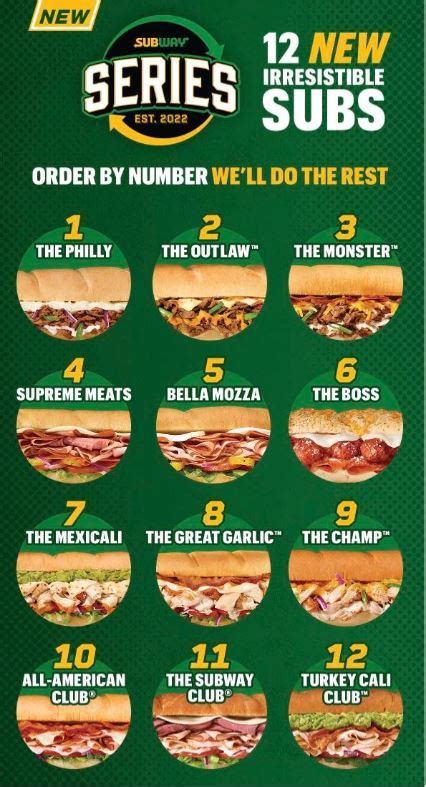 Subway Menu Prices