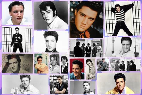 Elvis Presley Collage 2 Painting by Celestial Images - Fine Art America