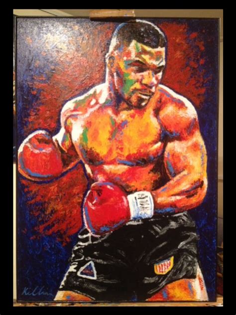 "Tyson" 24" x 34" ~ Original Sold Mighty Mike, Jack Of Hearts, Boxing ...