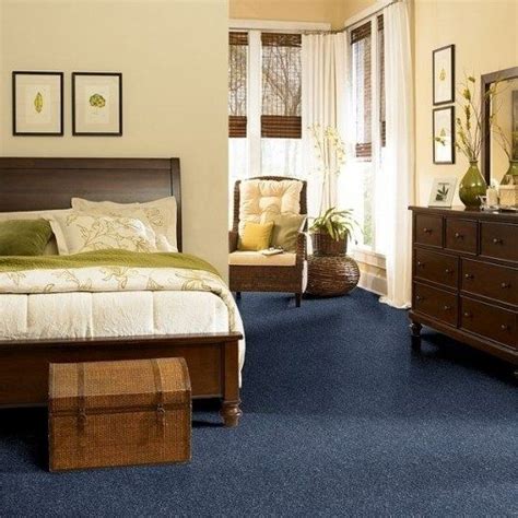 How To Decorate A Bedroom With Blue Carpet - Allyw-Getintoit