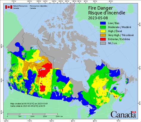 Canadian Wildland Fire Information System | Fire Weather Maps