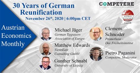 30 Years of German Reunification - LIVE STREAM TALK