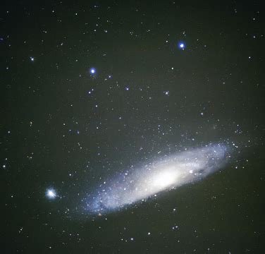 Andromeda Galaxy Through A Telescope