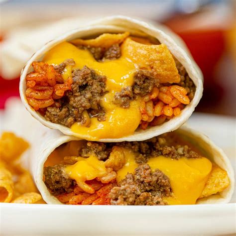 Taco Bell Beefy Fritos Burrito Recipe- Dinner, then Dessert