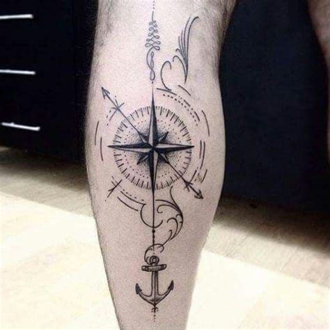 Compass Rose Vintage Simple Compass Tattoo - Foto Kolekcija