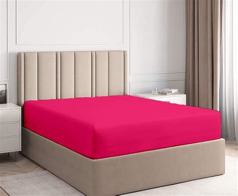 Imperial Hot Pink-Luxury Fitted Sheet – Windsorlino.com