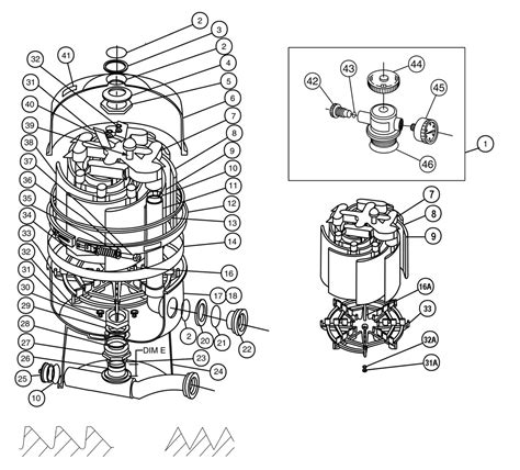 Pentair Pac Fab FNS DE Filter Parts