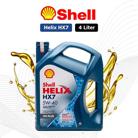 Oli Mobil Shell Helix HX7 1 Liter Terbaru & Termurah - Top Trust