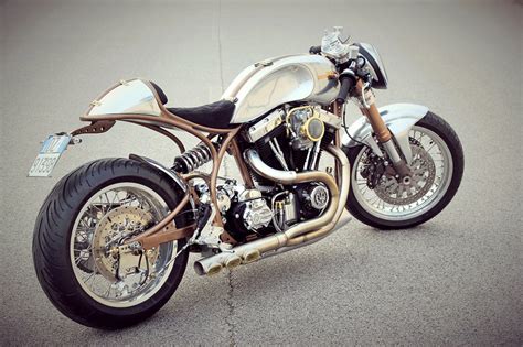 harley-davidson hurakàn custom café racer by FMW motorcycles