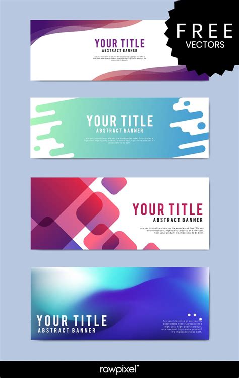 Free modern business banner templates | Website banner design, Web banner design, Banner design ...