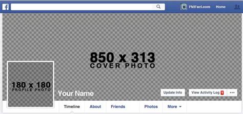 Free Facebook Cover Template Download & Tutorial - PktFuel.com