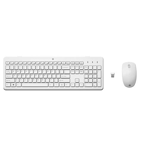 HP 230 Wireless White Keyboard and Mouse Combo – SAFAD