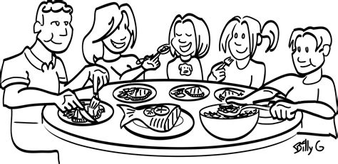 Have Dinner Clipart Black And White Clip Art Library 6448 | The Best Porn Website