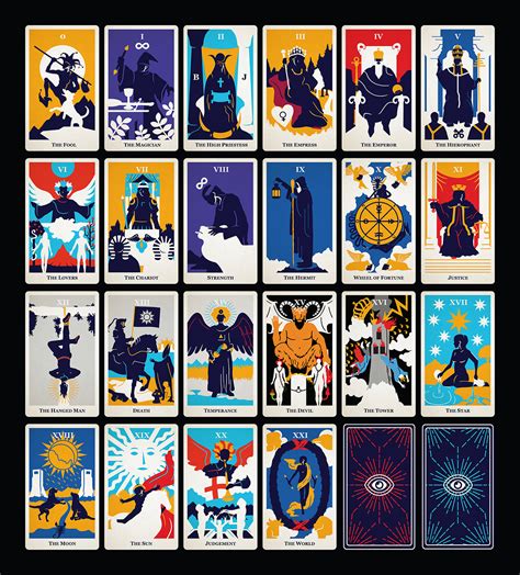 Modern Tarot Cards on Behance