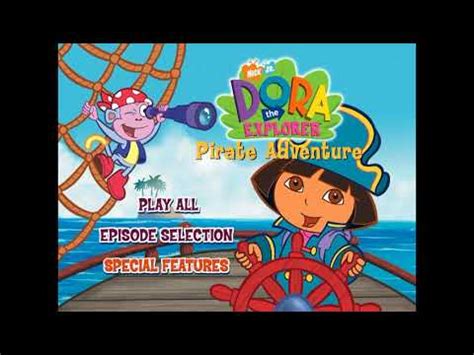 Dora the Explorer: Pirate Adventure - DVD Menu Walkthrough - YouTube