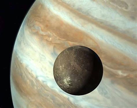 Ganymede & Jupiter #Astronomy #Jupiter | Planets and moons, Space and astronomy, Planetary science