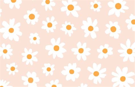 Papel Pintado Rosa y Blanco con Margaritas Vintage | Hovia ES | Daisy wallpaper, Cute desktop ...