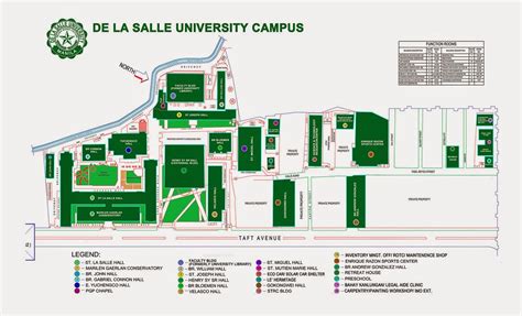 Dlsu campus map - De la salle university map (Philippines)