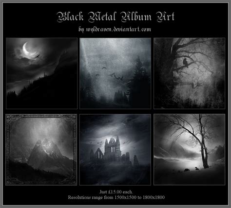 Black Metal Album Art 2 by wyldraven on DeviantArt