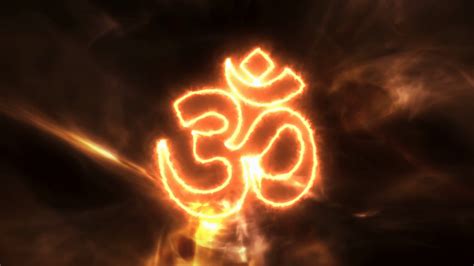 Om Symbol Hindu Mythology Sanatan Dharm Stock Motion Graphics SBV ...