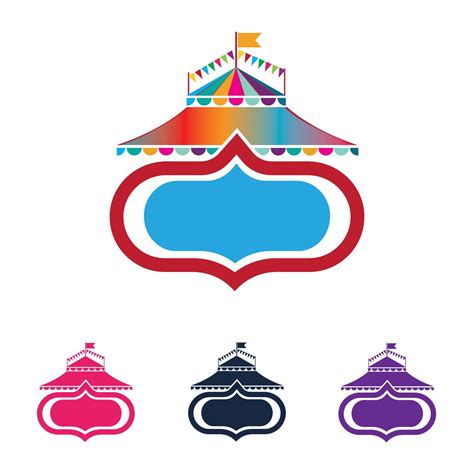 circus logo vector 5894542 Vector Art at Vecteezy