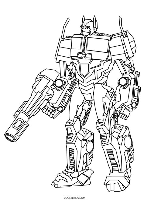 Free Printable Optimus Prime Coloring Pages For Kids