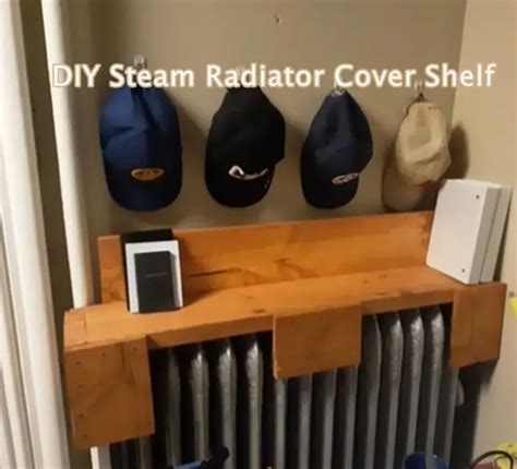 DIY Steam Radiator Cover Shelf - The Homestead Survival