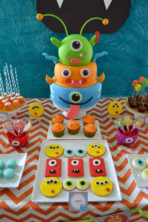 Partylicious: monster | Monster birthday parties, Monster 1st birthdays, Little monster birthday