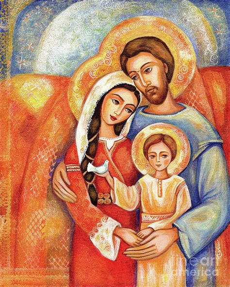 The Holy Family Painting by Eva Campbell - Pixels