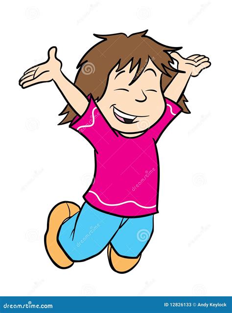 Jumping for joy clipart