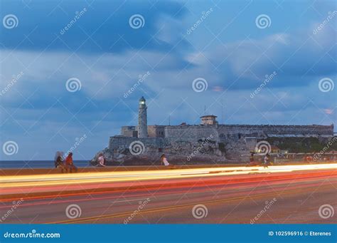 Havana at sunset.Cuba stock photo. Image of tour, clouds - 102596916