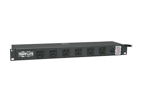 Tripp Lite Power Strip 12-Outlet Rackmount 5-15R Right Angle 120V 15ft Cord - RS-1215-RA - Power ...