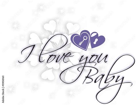 i love you baby Stock Photo | Adobe Stock