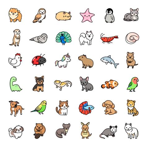 Khám phá ngay Animal stickers cute với hàng trăm mẫu sticker đáng yêu