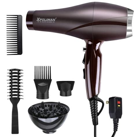 2000 Watt Hair Dryers, Xpoliman Professional Salon Hair Dryer with AC Motor, Negative Ionic Blow ...