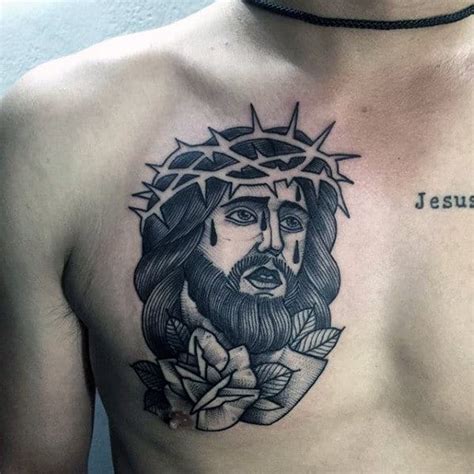 40 Jesus Chest Tattoo Designs [2023 Inspiration Guide]