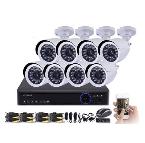 KIT: 8 Cámaras de Seguridad + DVR + Materiales (INSTALADO*) – Cercó Eléctrico Talca Cámaras de ...