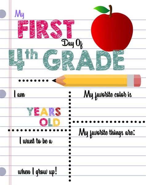 First Day of School Printable Sign Custom Print Outs - Busy Loving Life