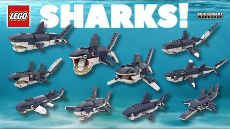 SHARKS! LEGO 31088 Deep Sea Creatures Part 6 - YouTube