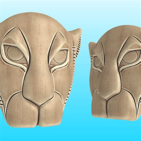 Download 3D printer designs Nala Mask Musical Lion King ・ Cults