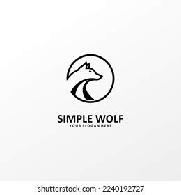 Simple Wolf Logo Illustration Vector Stock Vector (Royalty Free) 2240192727 | Shutterstock