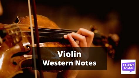 Western Notes | Violin | Talent Talks - YouTube