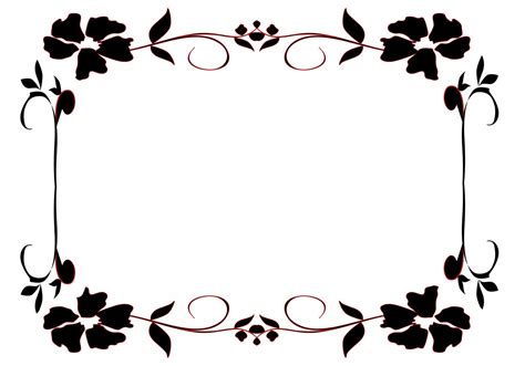 Flower borders and frames