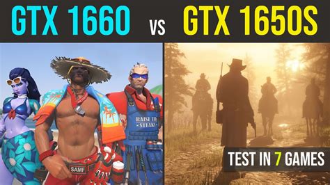 GTX 1650 Super vs GTX 1660 test in 7 games | 1080p - Benchmarks