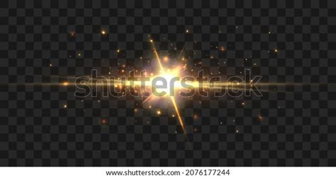 Realistic Collection Bright Light Effects Sparkling Stock Vector (Royalty Free) 2076177244 ...