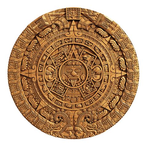 Mayan calendar brlf_0003 - 3d models (stl)